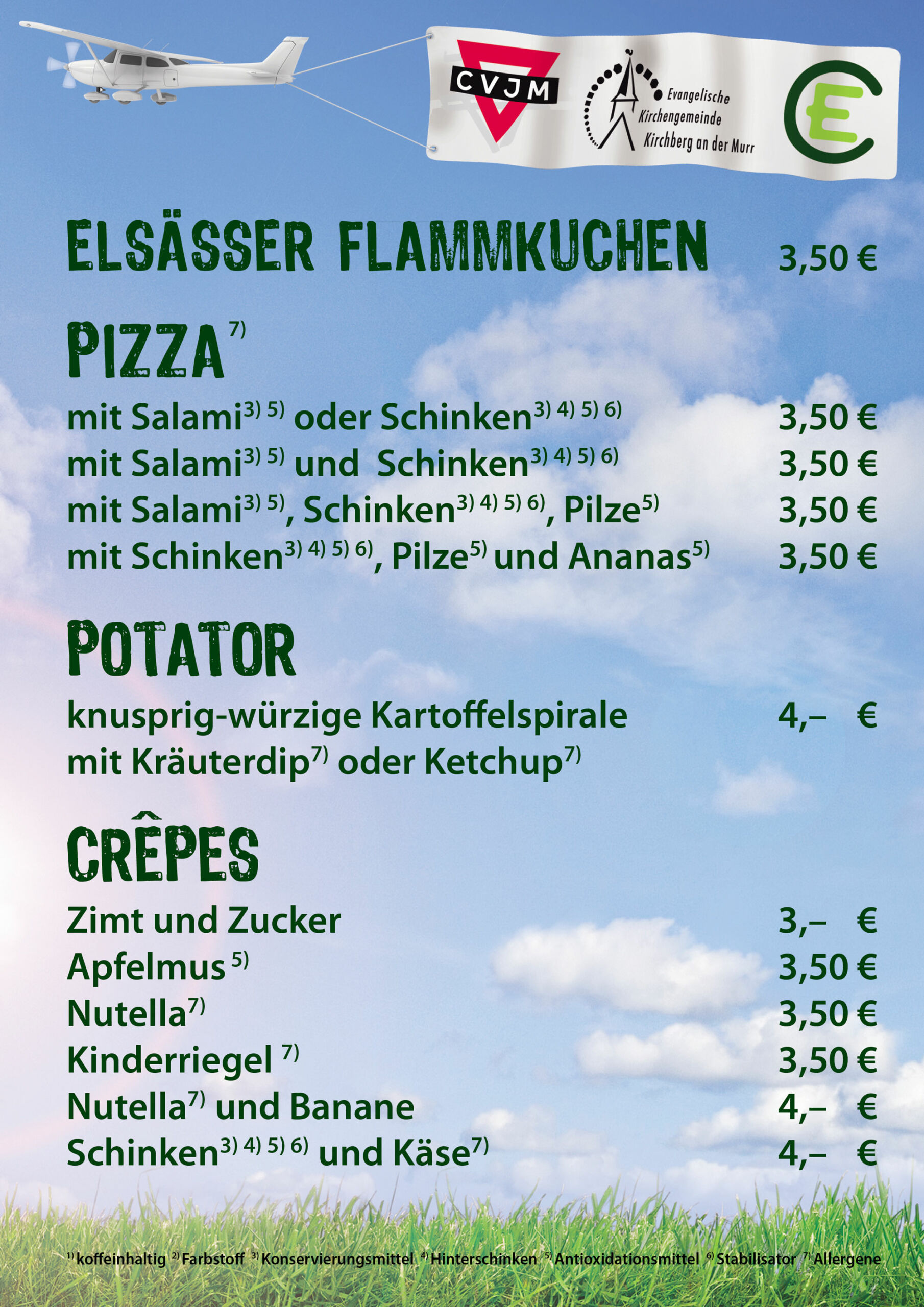 Essensangebot Bürgerfest